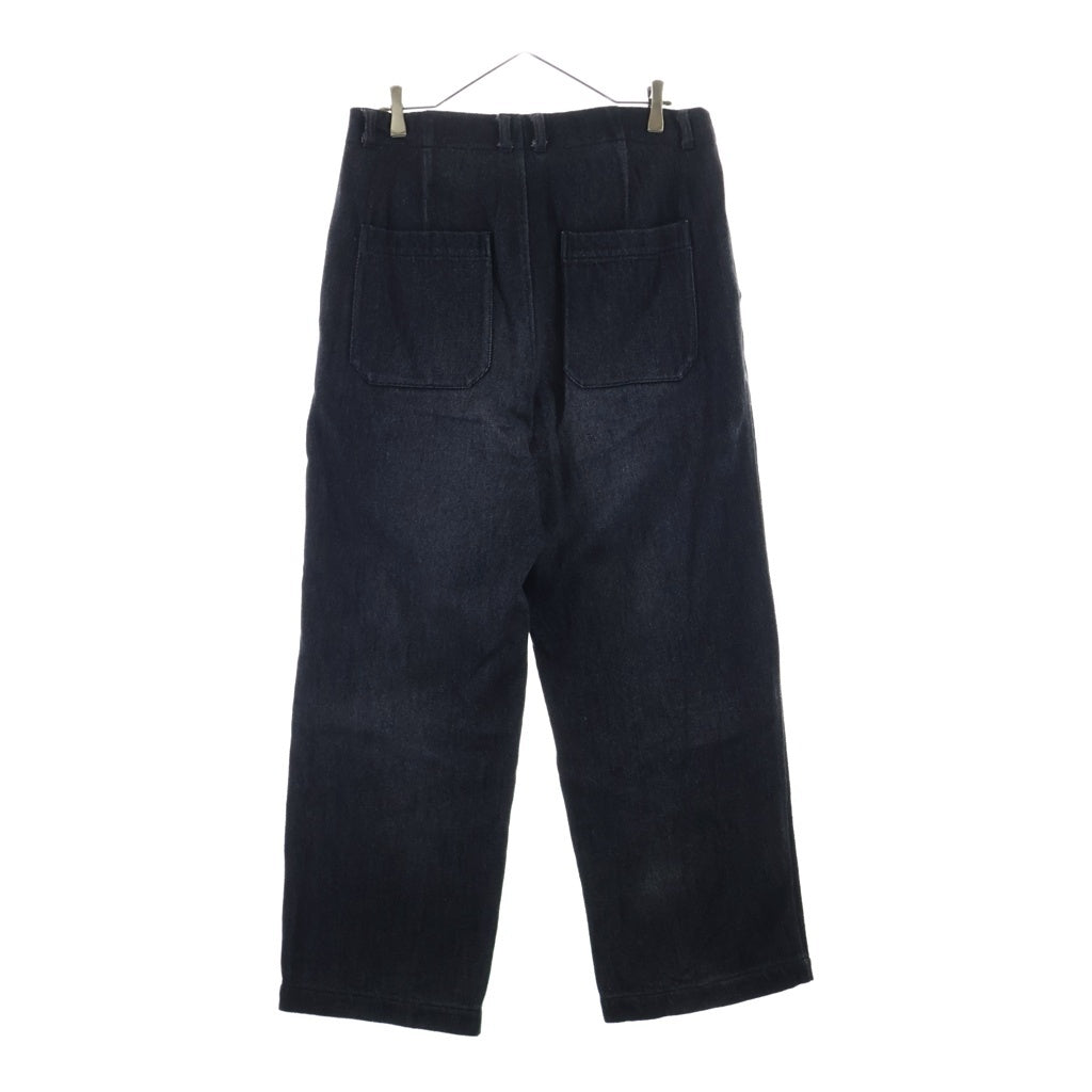 NO BRAND(ノーブランド) CONFECT コンフェクト ルーズ デニム ワーク トラウザーズ パンツ ブラック 02233-0043