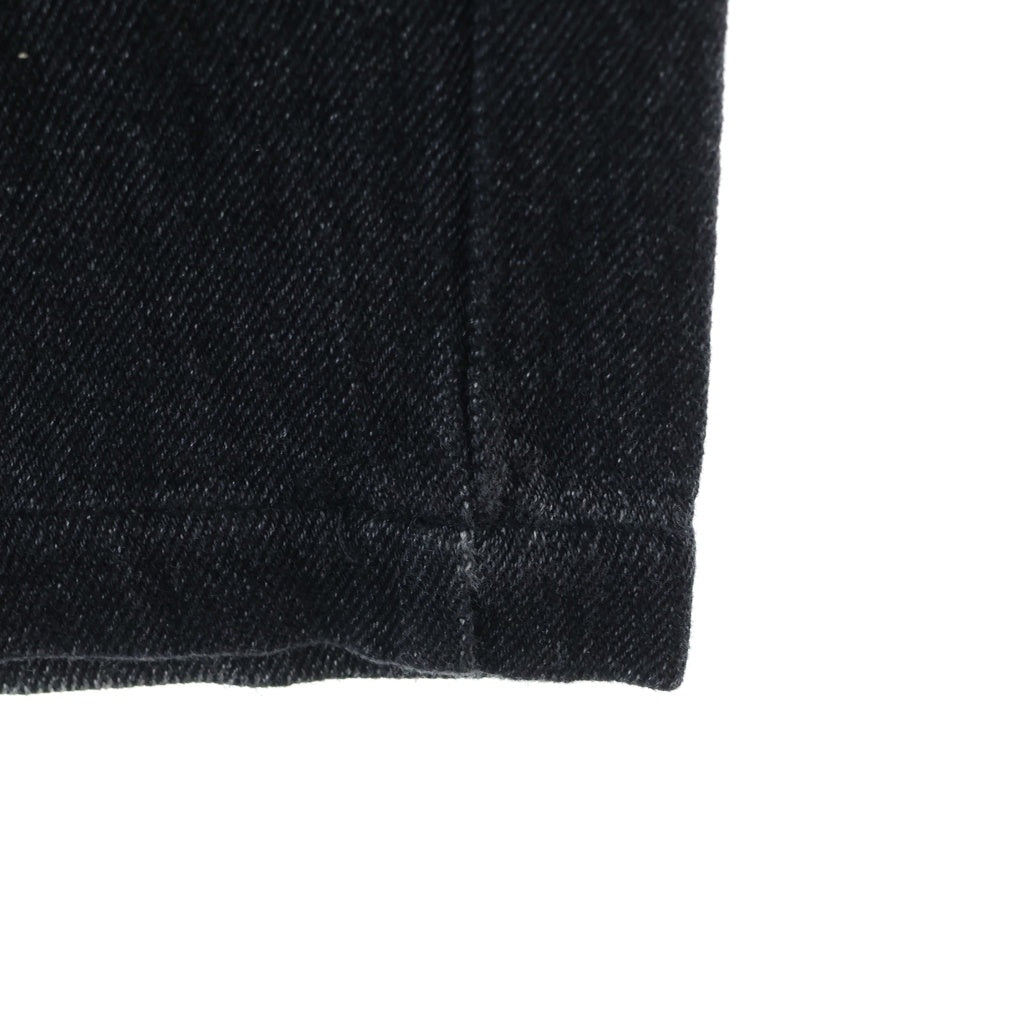 NO BRAND(ノーブランド) CONFECT コンフェクト ルーズ デニム ワーク トラウザーズ パンツ ブラック 02233-0043