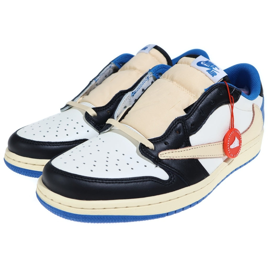 NIKE(ナイキ) ×TRAVIS SCOTT FRAGMENT DESIGN AIR JORDAN 1 LOW OG SP DM7866-140 エアジョーダン1 ローカットスニーカー ブルー US9.5/27.5m DM7866-140
