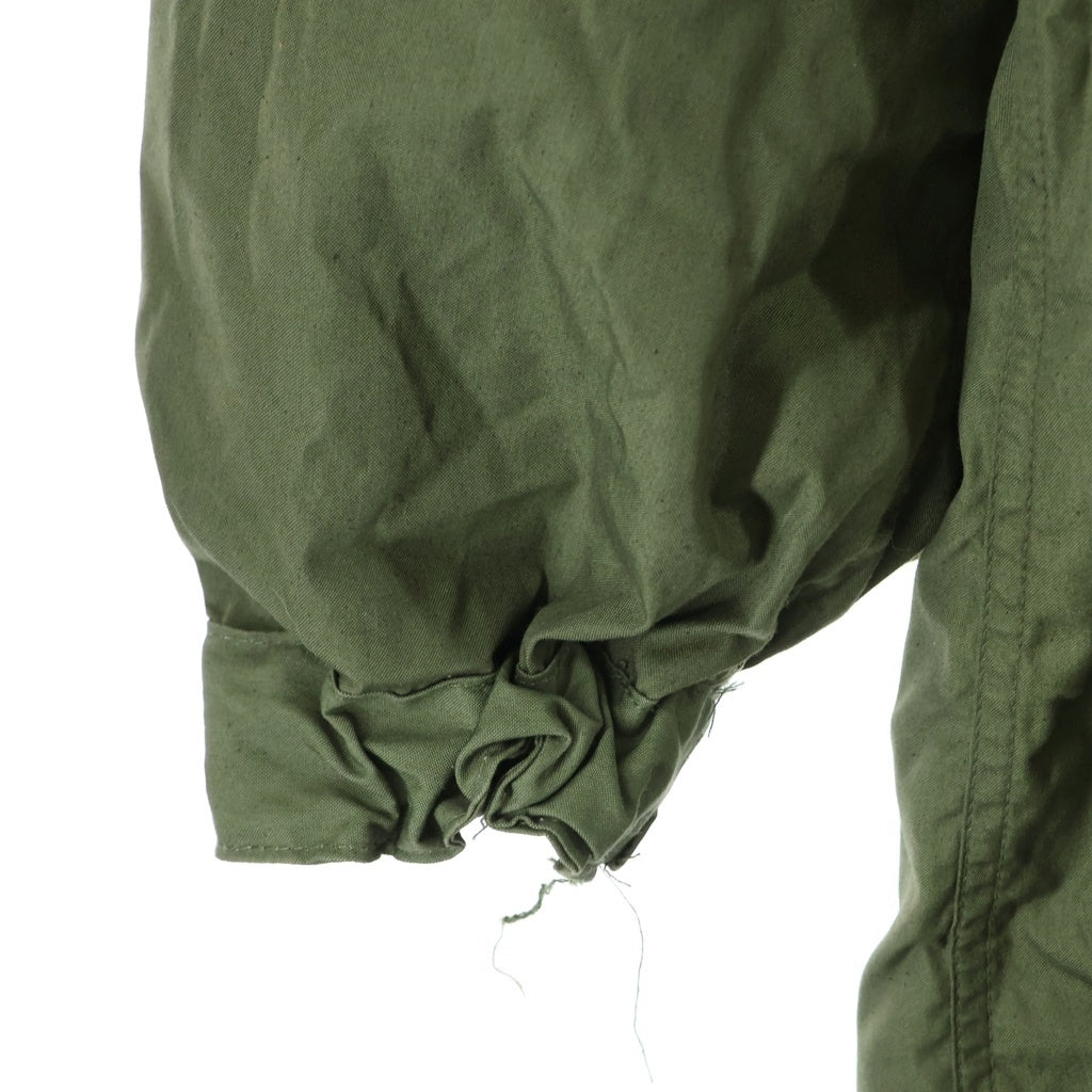 VINTAGE(ヴィンテージ) 80s U.S.ARMY M-65 FISHTAIL PARKA ミリタリー フィッシュテールパーカー フード ライナー フルセット デッドストック カーキ DSA100-82-C-0691