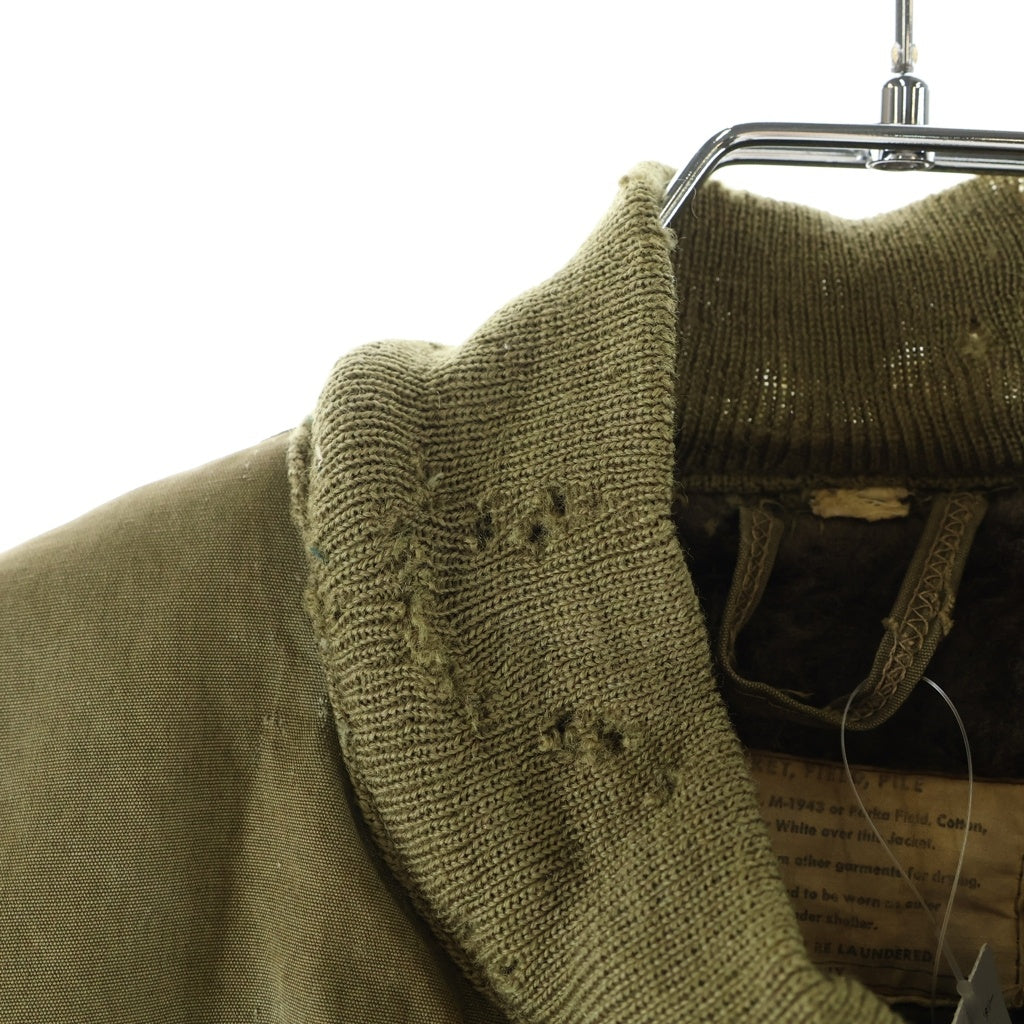 VINTAGE(ヴィンテージ) 40s U.S. ARMY M-43 FIELD PILE ミリタリー フィールドパイルジャケット カーキ