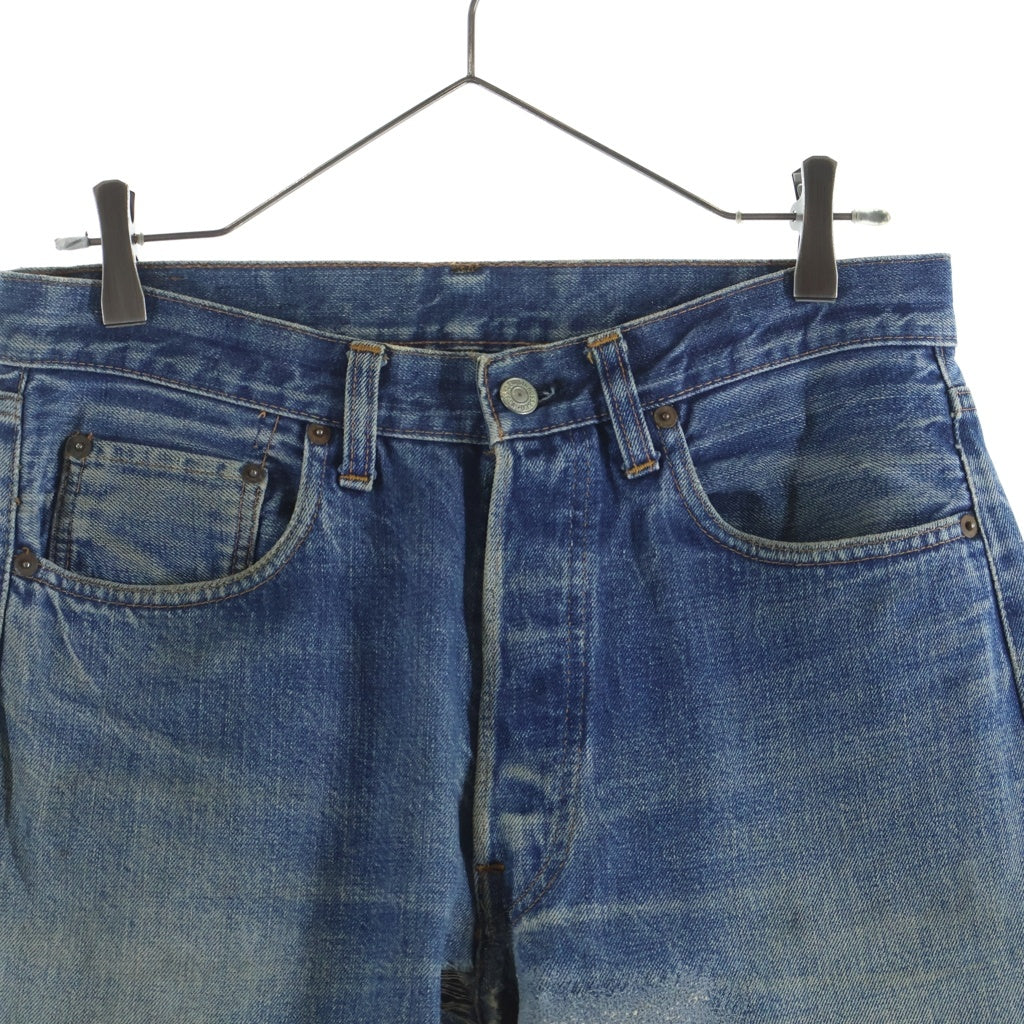 Levi's(リーバイス) 70s 501 66前期 ボタン裏6 スモールe シングルステッチ ボタンフライ ストレートデニムパンツ ジーンズ インディゴ