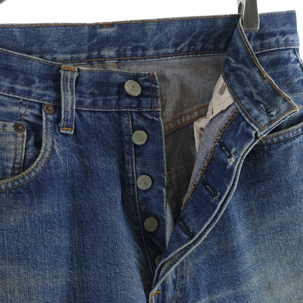 Levi's(リーバイス) 70s 501 66前期 ボタン裏6 スモールe シングルステッチ ボタンフライ ストレートデニムパンツ ジーンズ インディゴ