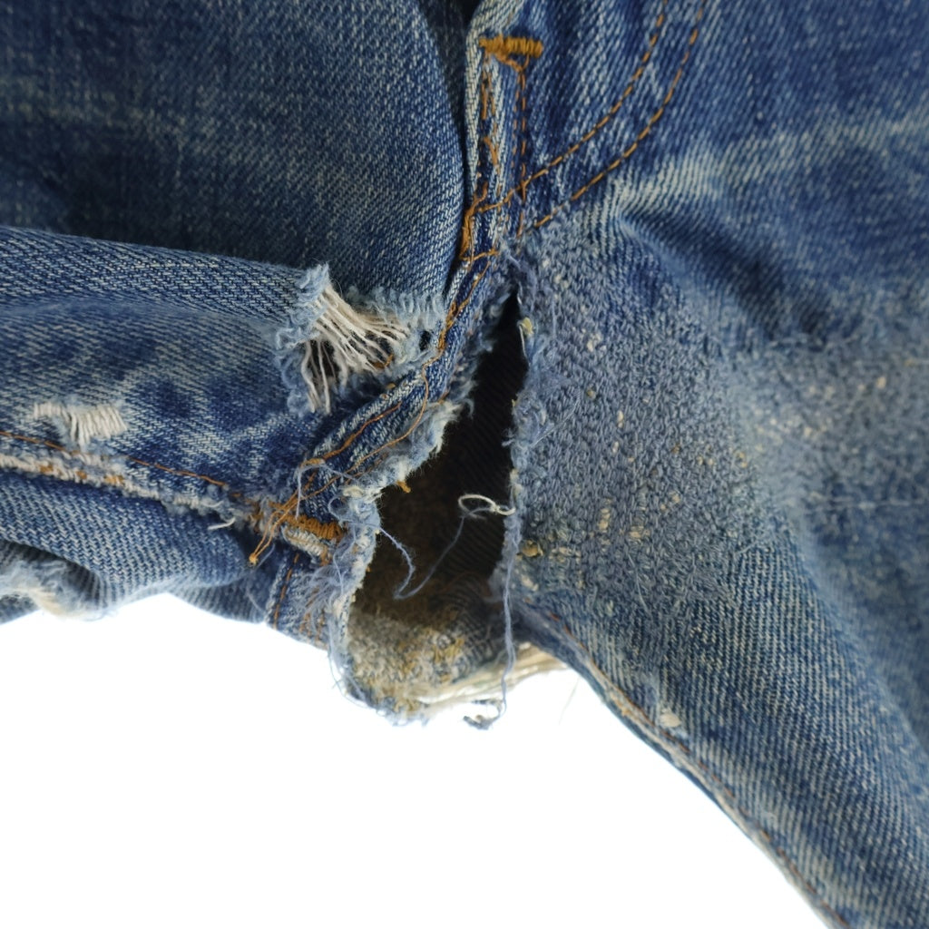 Levi's(リーバイス) 70s 501 66前期 ボタン裏6 スモールe シングルステッチ ボタンフライ ストレートデニムパンツ ジーンズ インディゴ