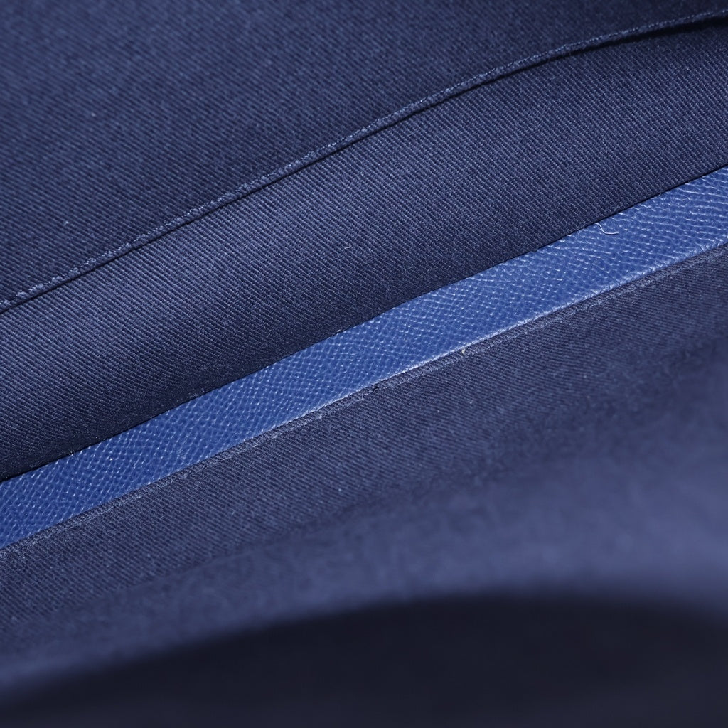 dunhill(ダンヒル) メタルロゴ入り カーフ レザー ブリーフケース ネイビー DU18F3415CA410R レディース