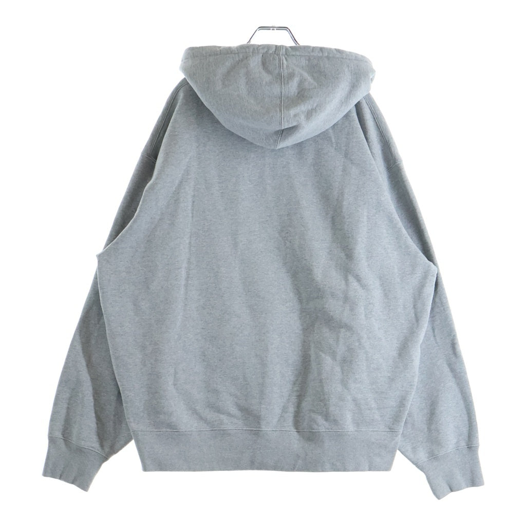 SUPREME(シュプリーム) 22AW Rhinestone Shadow Hooded ラインストーン シャドウ フーディー プルオーバーパーカー グレー
