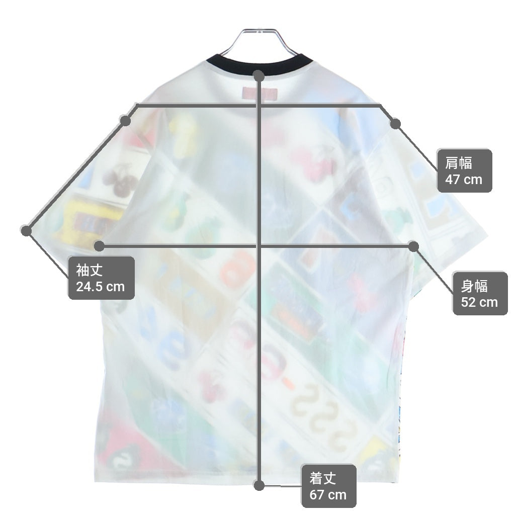 SUPREME(シュプリーム) 23SS Magazine S/S Shirt マガジン ショートスリーブシャツ 半袖シャツ 総柄 マルチカラー