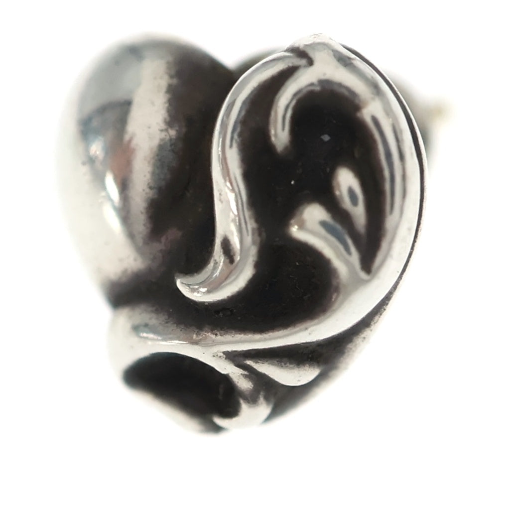 CHROME HEARTS(クロムハーツ) STUD HEART ハート スタッドピアス シルバー BCA112