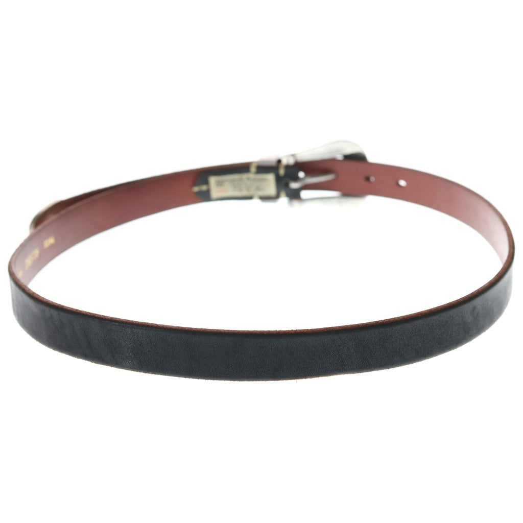 Vintage Works(ヴィンテージワークス) Leather belt 7Hole レザーベルト 7ホール 茶芯 ブラック DH5738