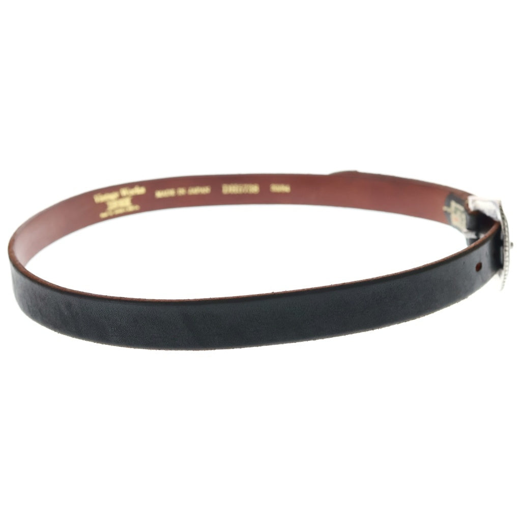 Vintage Works(ヴィンテージワークス) Leather belt 7Hole レザーベルト 7ホール 茶芯 ブラック DH5738