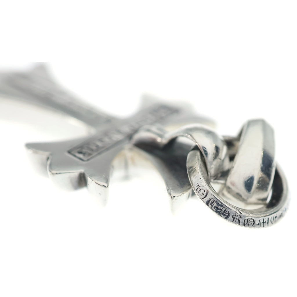 CHROME HEARTS(クロムハーツ) CH CRS SML W/BALE Wベイル スモールCHクロス ペンダントトップ シルバー BCA218