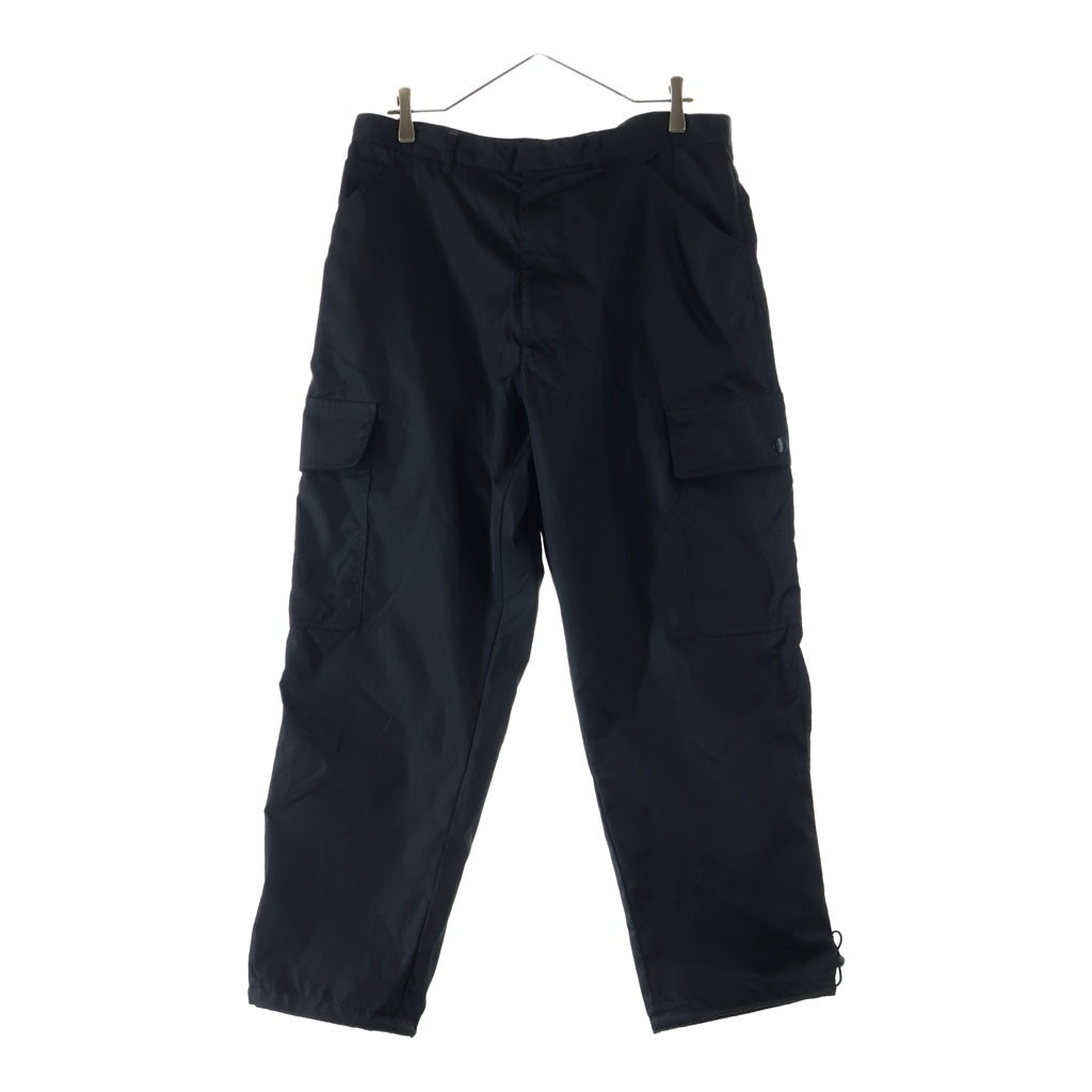PRADA(プラダ) 24SS Re-Nylon リナイロン トライアングルロゴ カーゴパンツ ブラック SPH471 S000 1WQ8