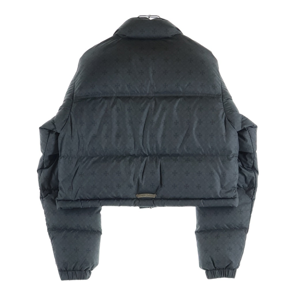 CHROME HEARTS(クロムハーツ) CH PLUS STIFF V2 CRPD DOWN JACKET CHプラス スティフV2 クロップド ダウンジャケット グレー レディース