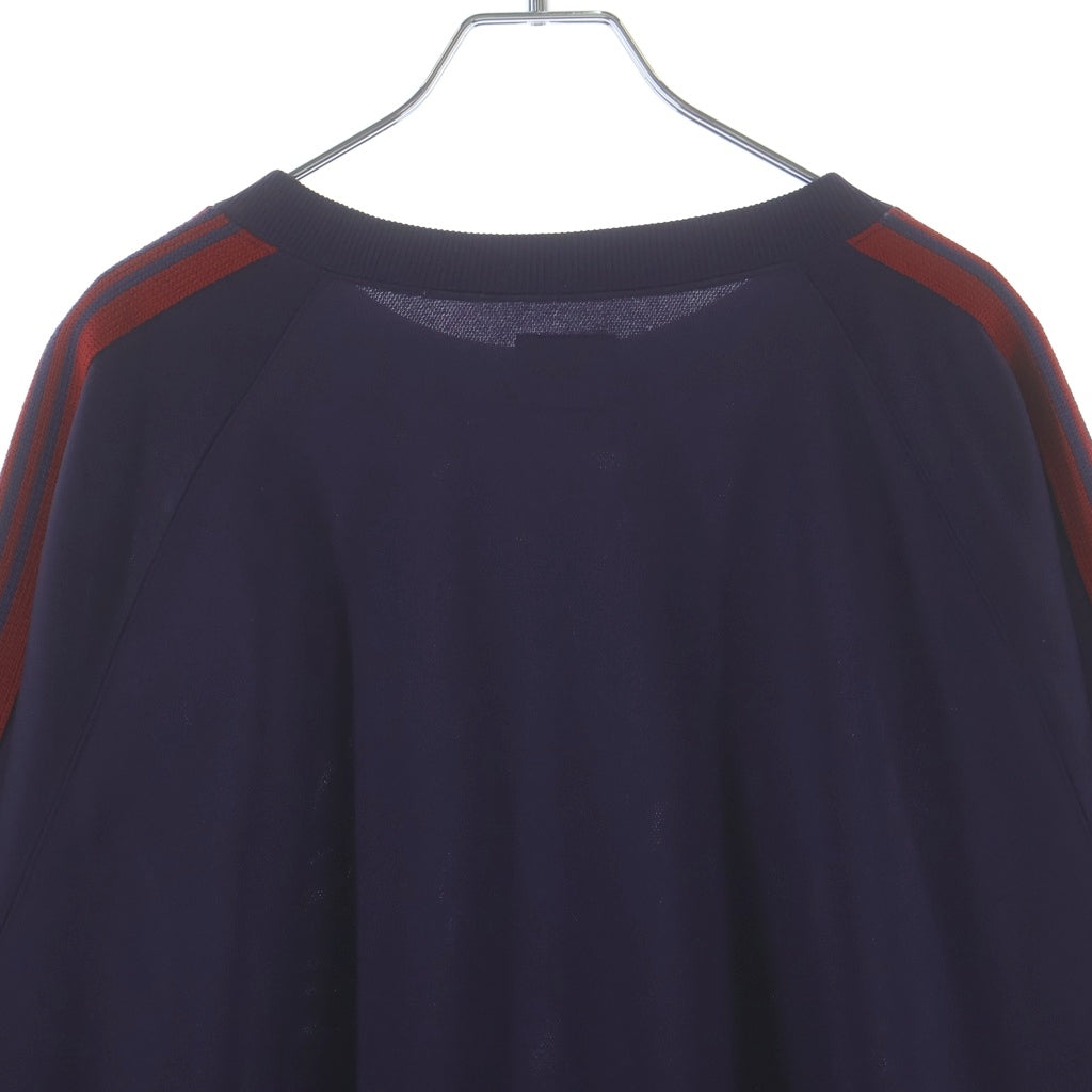 Needles(ニードルス) 22AW Track Crew Neck Shirt ポリスムース トラッククルーネックトレーナー パープル LQ228
