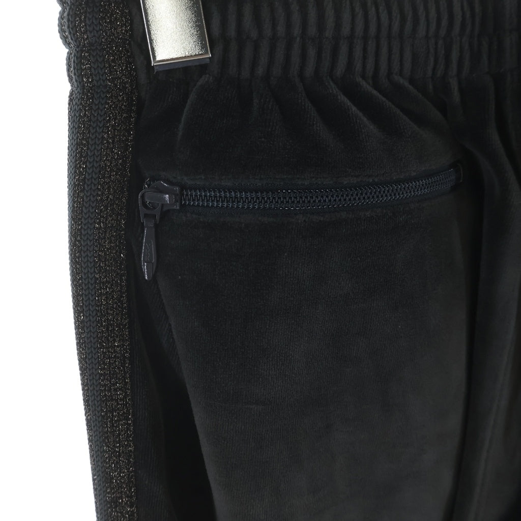 Needles(ニードルス) ×URBS Narrow Track Pants ベロアナロートラックパンツ チャコールグレー LQ462