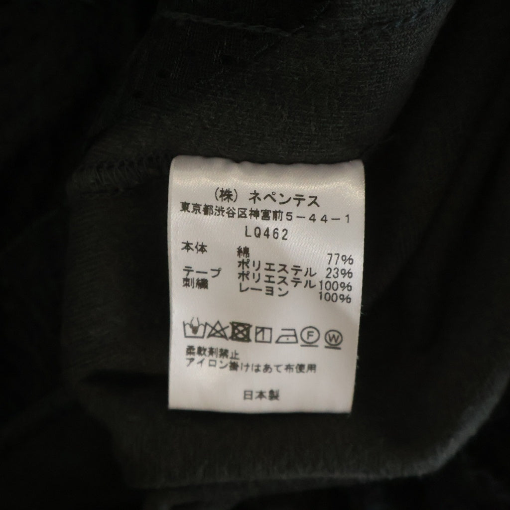 Needles(ニードルス) ×URBS Narrow Track Pants ベロアナロートラックパンツ チャコールグレー LQ462