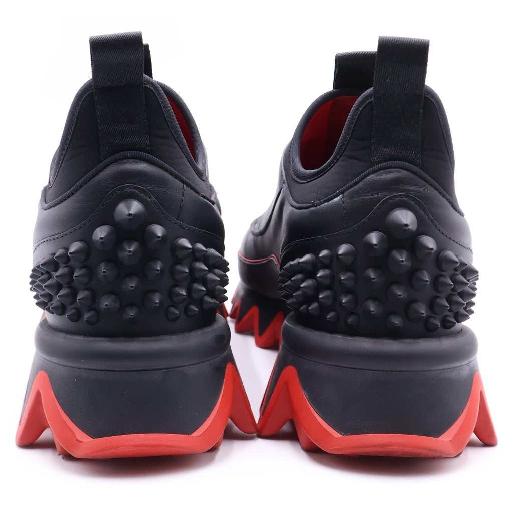 CHRISTIAN LOUBOUTIN(クリスチャンルブタン) Sharkyloub SP Spikes シャーキーロブ スパイク ローカットスニーカー ブラック/レッド
