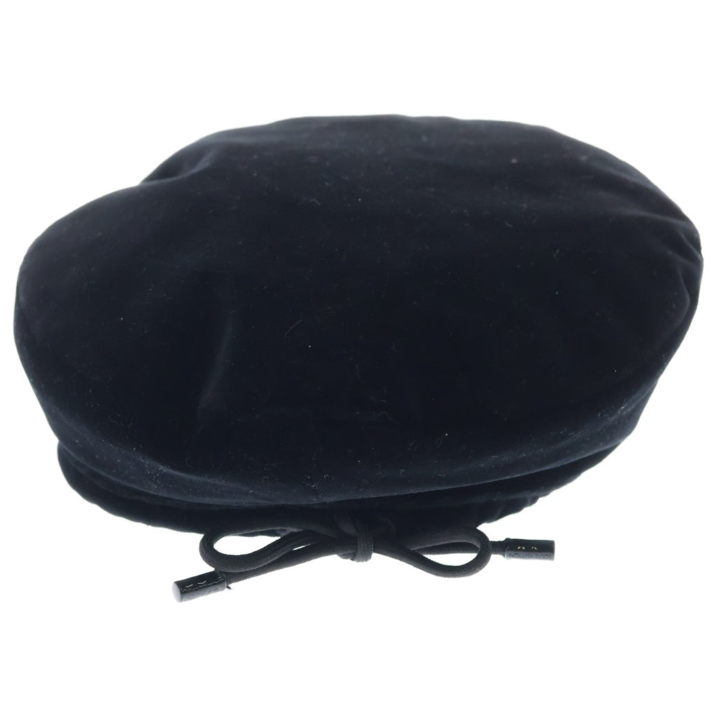 LOUIS VUITTON(ルイヴィトン) 25SS LV Vers Velvet Beret LV バーズ ベルベット ベレー帽 ブラック M7851A