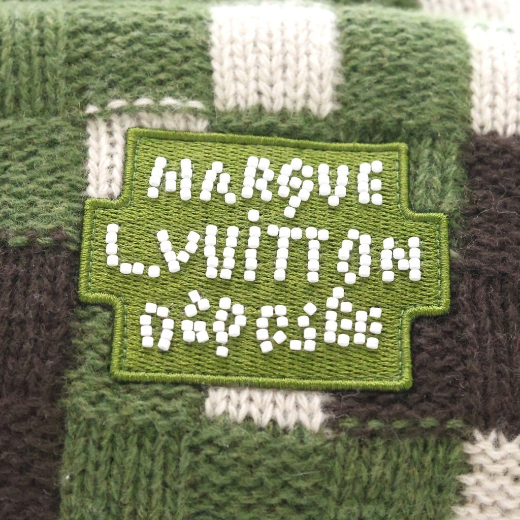 LOUIS VUITTON(ルイヴィトン) 24SS ダモフラージュ ビーニー ニット帽 ニットキャップ カーキ M7368A HF0224 レディース