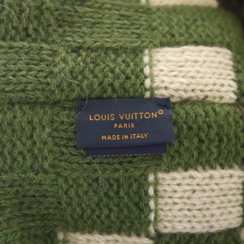 LOUIS VUITTON(ルイヴィトン) 24SS ダモフラージュ ビーニー ニット帽 ニットキャップ カーキ M7368A HF0224 レディース