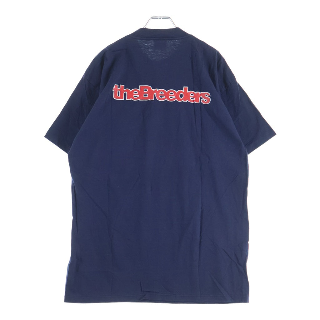 VINTAGE(ヴィンテージ) 90s VINTAGE The Breeders 1993 Last Aplash BROCKUM ブリーダーズ ラストスプラッシュ ブロッカムタグ クルーネック 半袖Tシャツ ネイビー