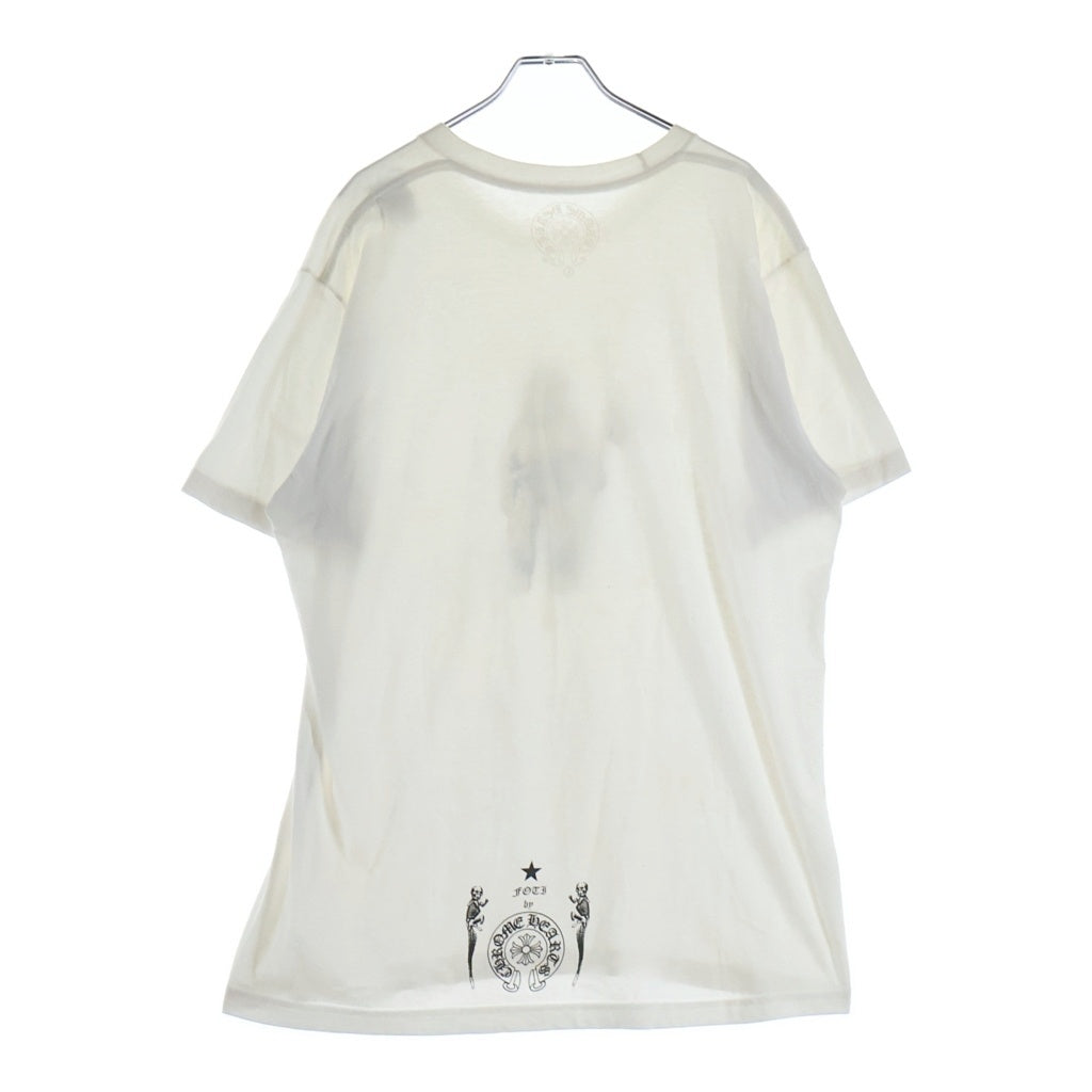 CHROME HEARTS(クロムハーツ) FOTI フロントフォティプリント クルーネック 半袖Tシャツ ホワイト