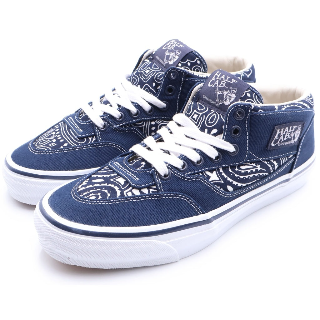 VANS(ヴァンズ) ×COMME des GARCONS CDG OLD SKOOL バンダナ柄 ローカットスニーカー ブルー 721356