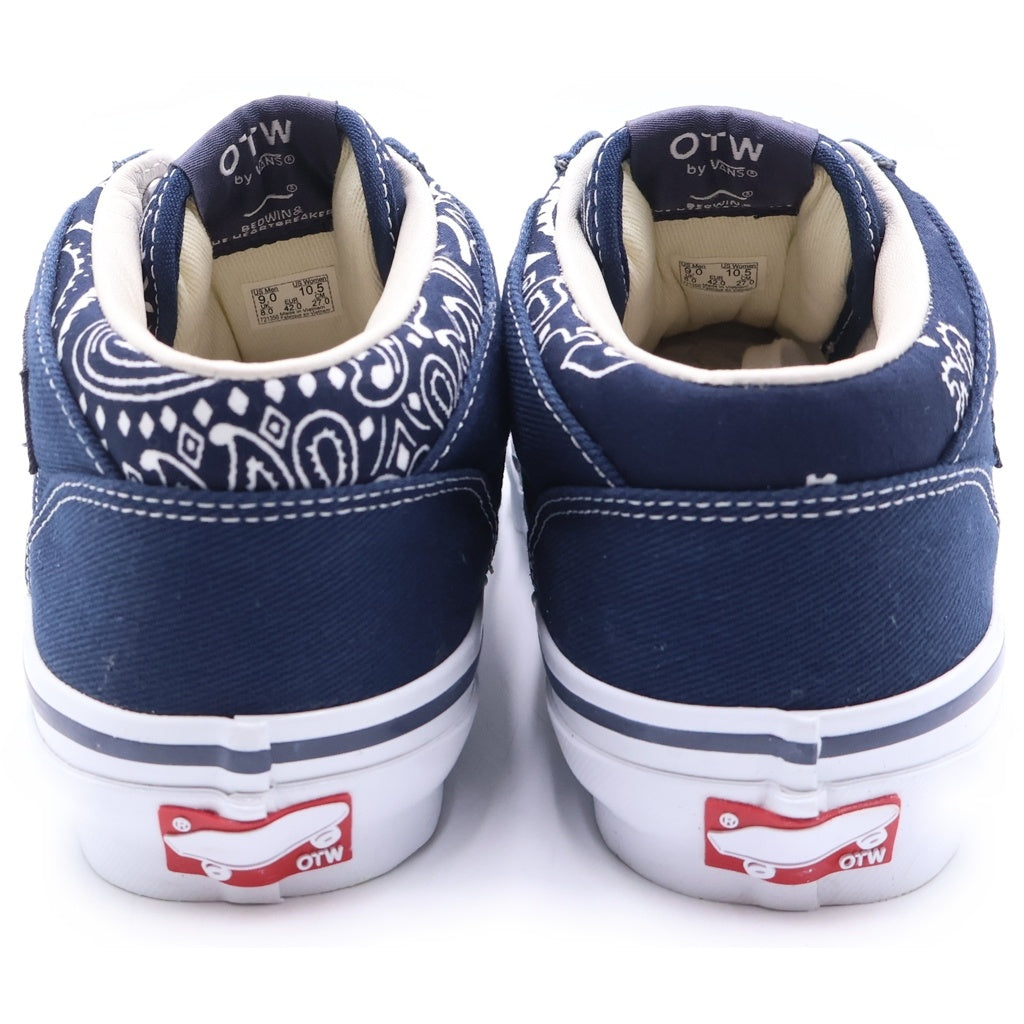 VANS(ヴァンズ) ×COMME des GARCONS CDG OLD SKOOL バンダナ柄 ローカットスニーカー ブルー 721356