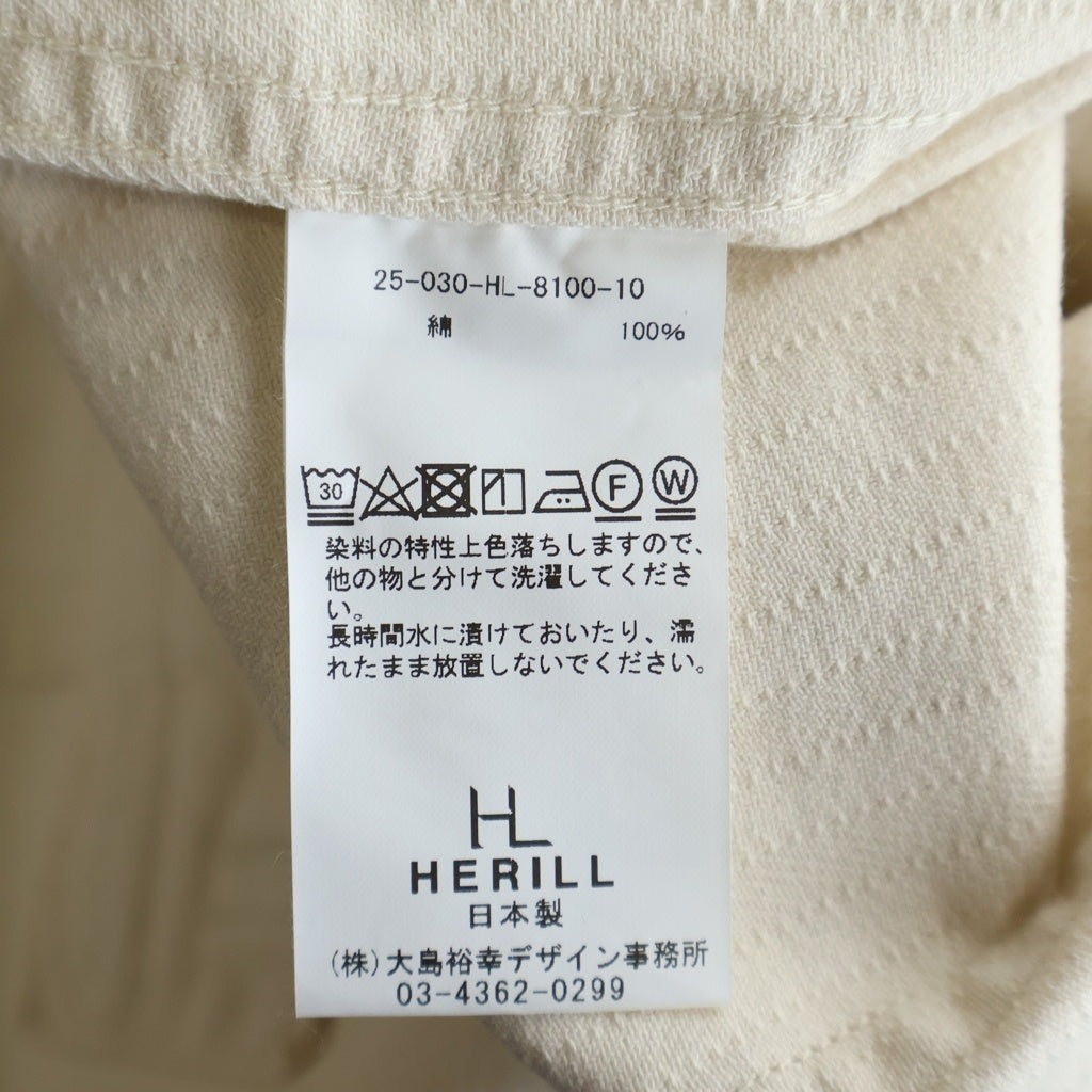 NO BRAND(ノーブランド) HERILL M43 HBT pants ヘリル コットン カーゴパンツ ホワイト 25-030-HL-8100-10
