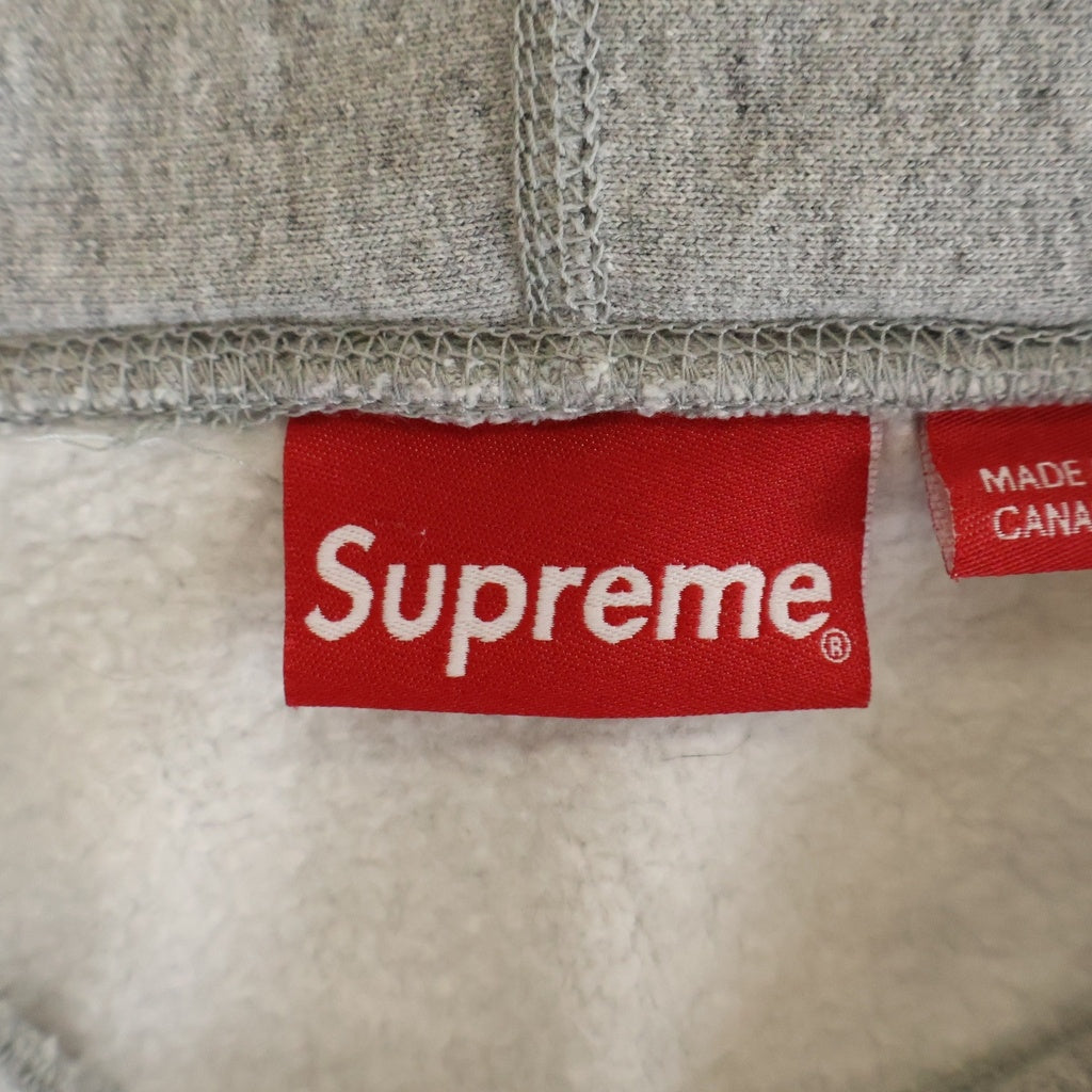 SUPREME(シュプリーム) 20AW Cross Box Logo Hooded Sweatshirt クロスボックスロゴ プルオーバースウェットパーカー フーディ グレー