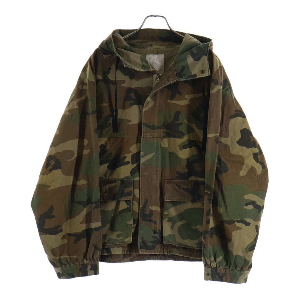 ANCELLM(アンセルム) 25AW CAMO ZIPUP HOODIE ANC-SH64 カモ ジップアップ フーデッドジャケット カーキ