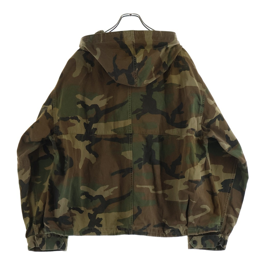 ANCELLM(アンセルム) 25AW CAMO ZIPUP HOODIE ANC-SH64 カモ ジップアップ フーデッドジャケット カーキ