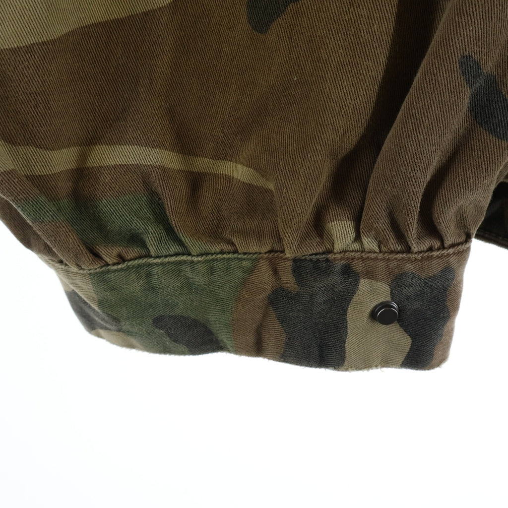 ANCELLM(アンセルム) 25AW CAMO ZIPUP HOODIE ANC-SH64 カモ ジップアップ フーデッドジャケット カーキ