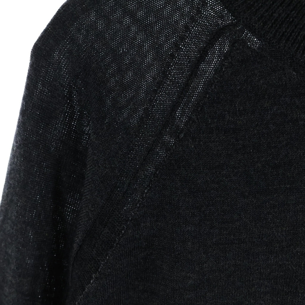 MAATEE&SONS(マーティーアンドサンズ) クルーネック 長袖ニット セーター グレー