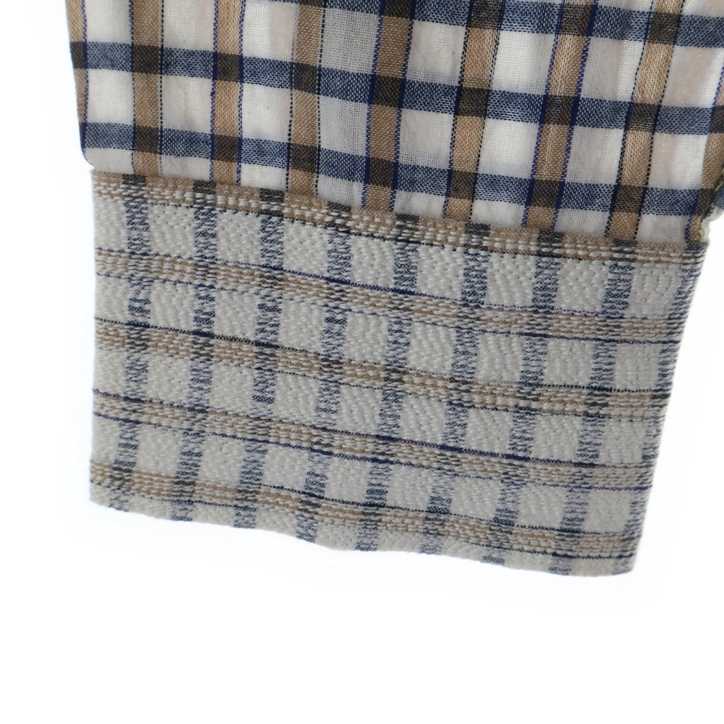 MAATEE&SONS(マーティーアンドサンズ) 25AW GUPTA WESTERN グプタ ウエスタン チェック 長袖シャツ ホワイト MT5303-0605