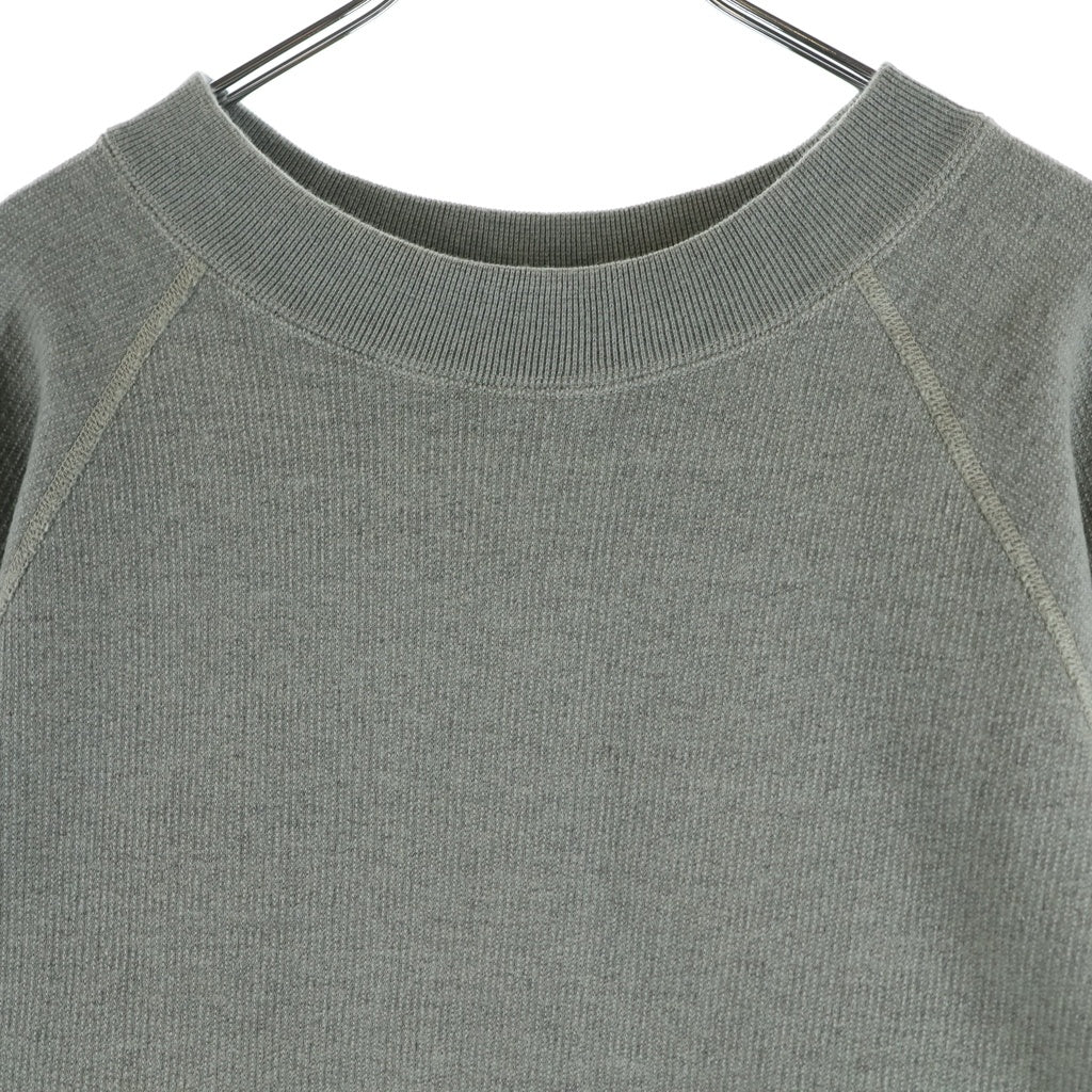 NO BRAND(ノーブランド) Slopeslow sweatshirt スロープスロー クルーネック 長袖スウェット トレーナー グレー 1251008