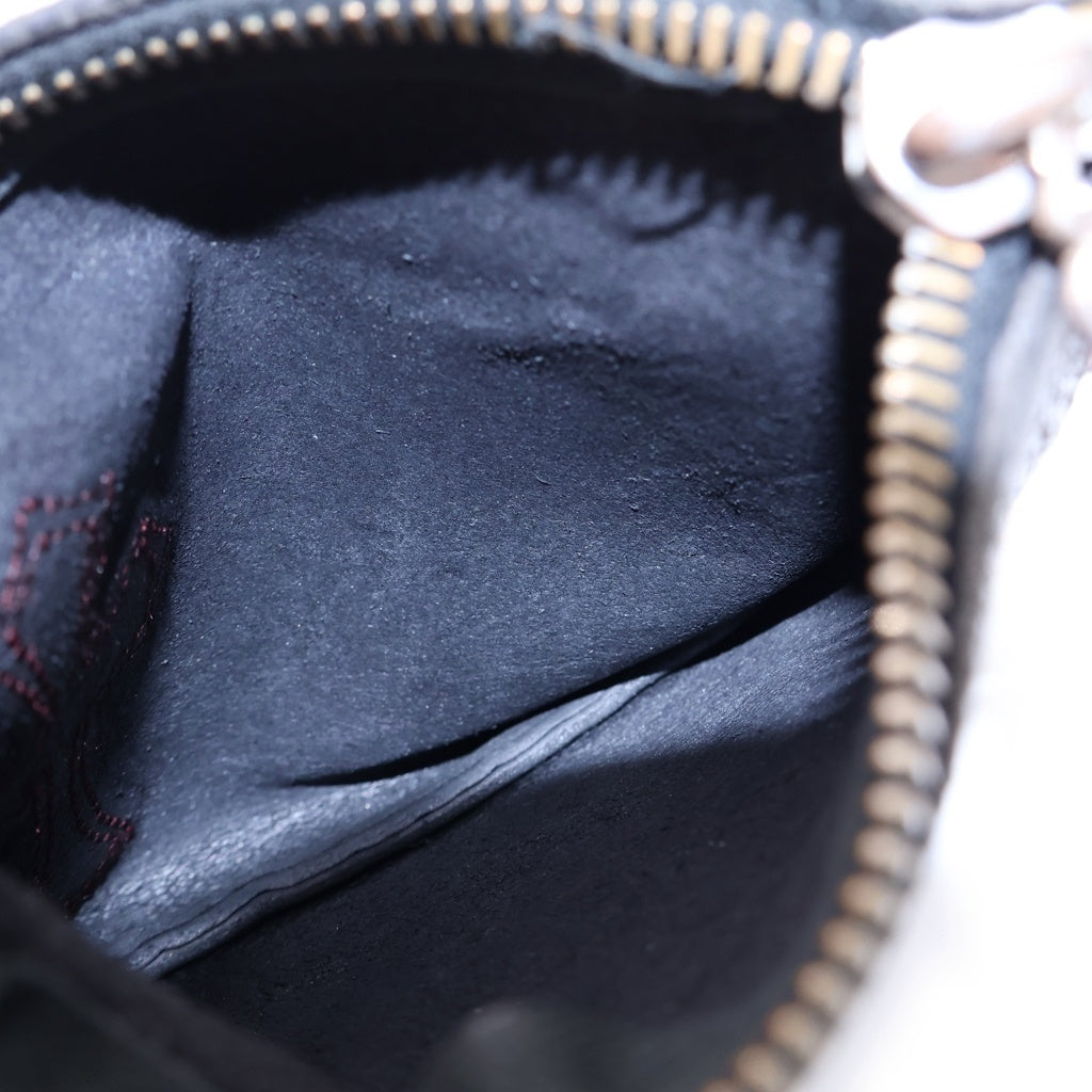 CHROME HEARTS(クロムハーツ) ZPR CHNG PURSE クロスパッチ チェンジパース レザー コインケース ブラック