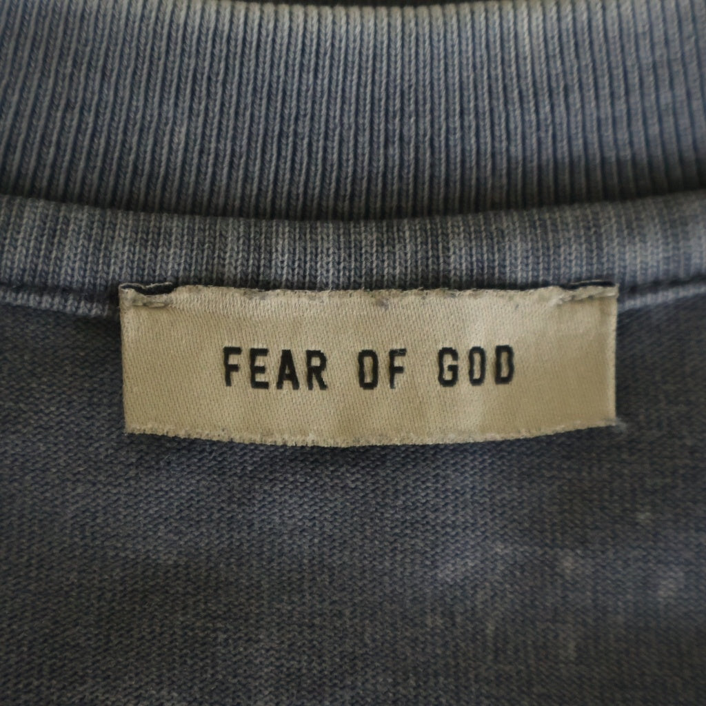 RRR123 RIVINGTON roi Rebis(リヴィントンロイレビス) ×FEAR OF GOD MPUNTAIN TEE 半袖 クルーネック カットソー グレー