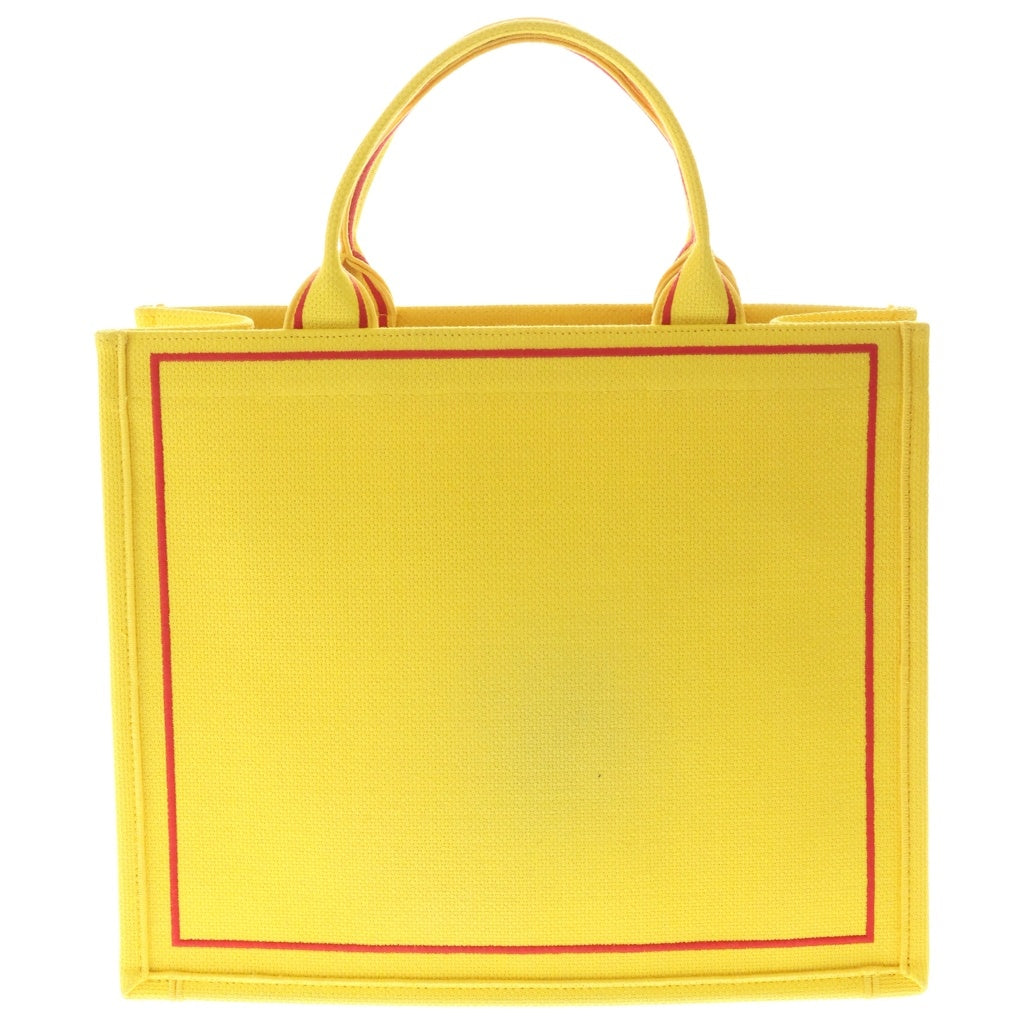 DIOR(ディオール) Book Tote DRACULA ドラキュラ ストラップ付きバッグ ミディアム イエロー 1BTSH299JAA_H20E レディース