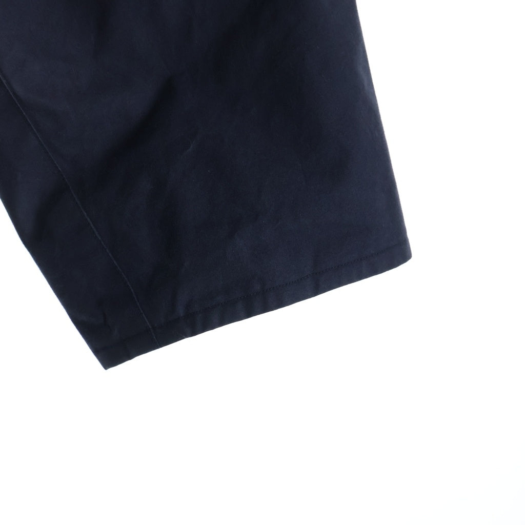COMOLI(コモリ) 22AW コットン ベンタイル フーデッド コート ブラック W03-04012