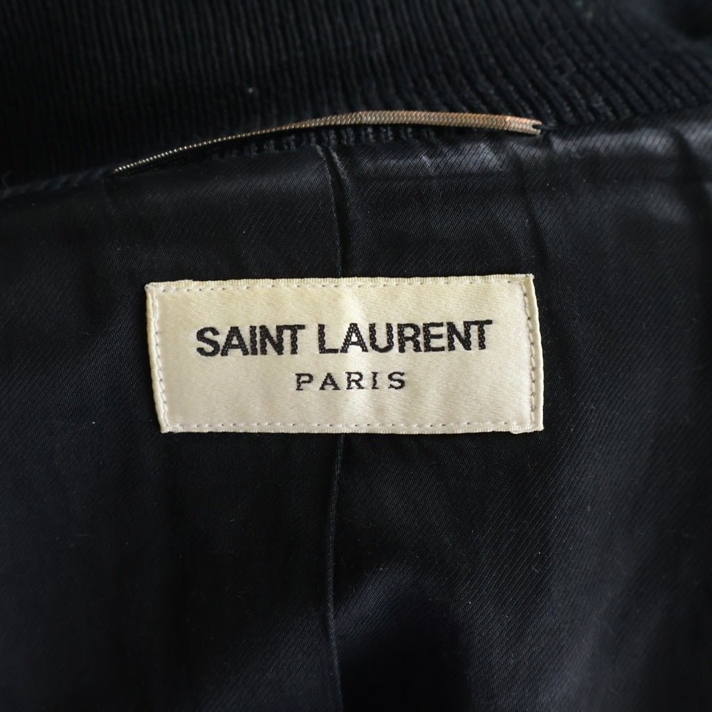 SAINT LAURENT PARIS(サンローランパリ) 15AW Teddy Jacket テディ スタジアム ジャケット スタジャン 354718 YYL80