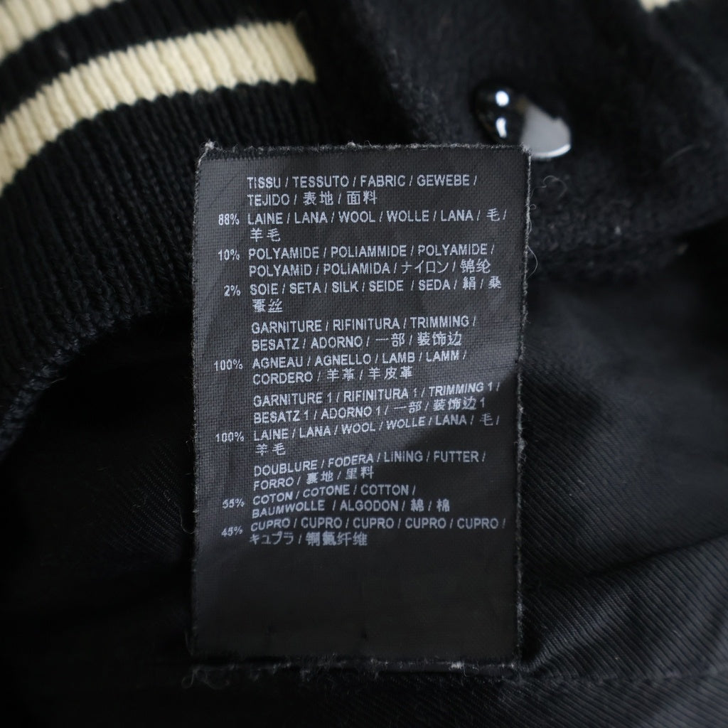 SAINT LAURENT PARIS(サンローランパリ) 15AW Teddy Jacket テディ スタジアム ジャケット スタジャン 354718 YYL80