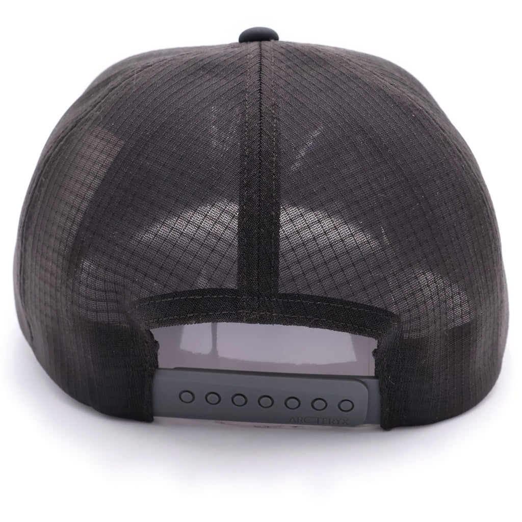 ARC'TERYX(アークテリクス) Bird Word Trucker Hat ロゴ入り メッシュ キャップ ブラック 0525X000009488