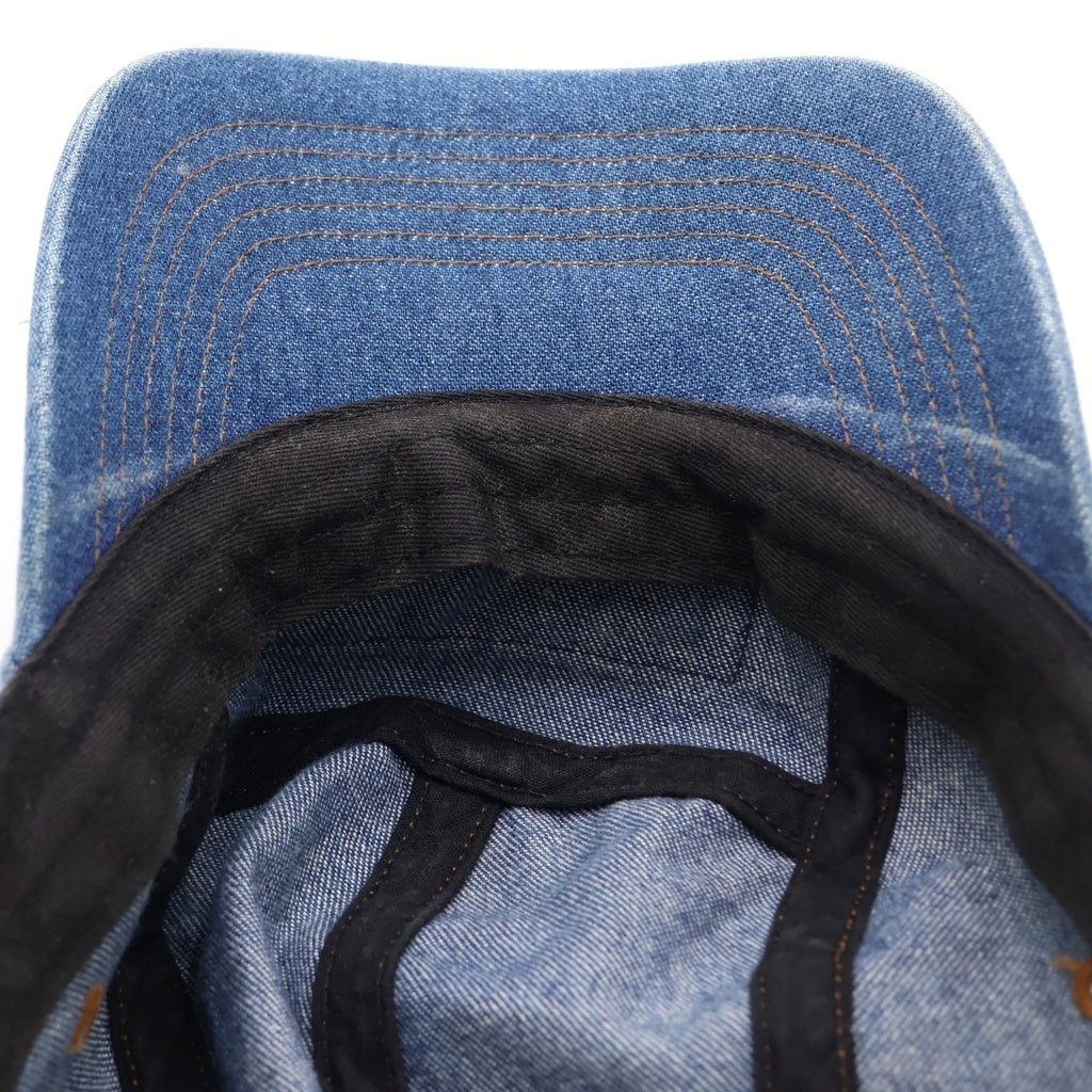 SUPREME(シュプリーム) Washed Chino Twill Denim Camp Cap ボックスロゴ デニム キャンプ キャップ インディゴ