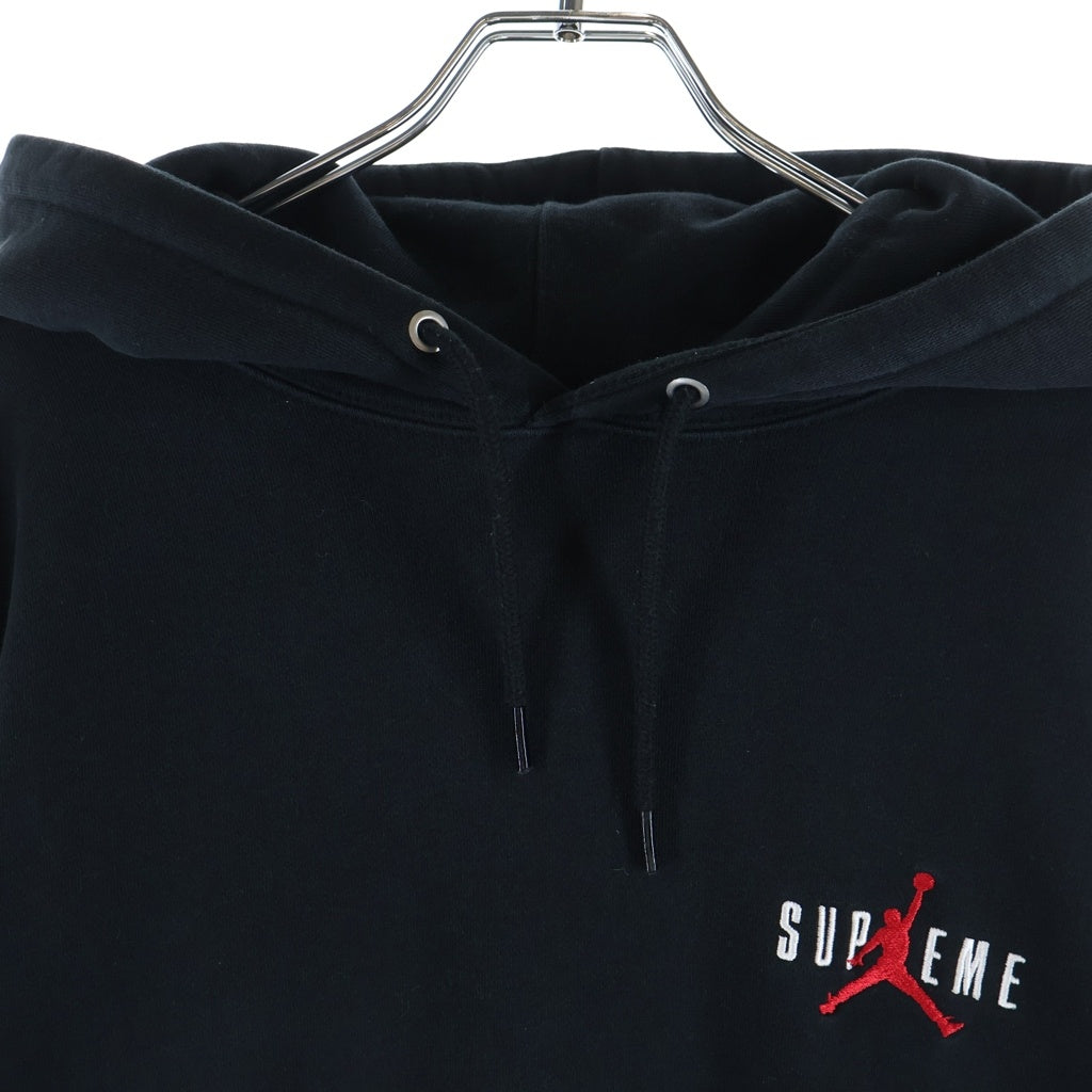 SUPREME(シュプリーム) 24AW x Jordan Hooded Sweatshirt ジョーダン プルオーバーパーカー ブラック HF0836-010
