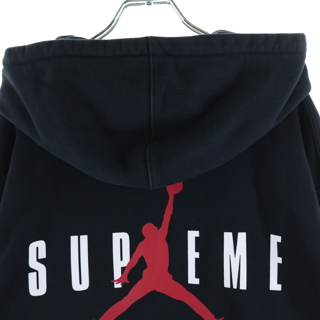 SUPREME(シュプリーム) 24AW x Jordan Hooded Sweatshirt ジョーダン プルオーバーパーカー ブラック HF0836-010