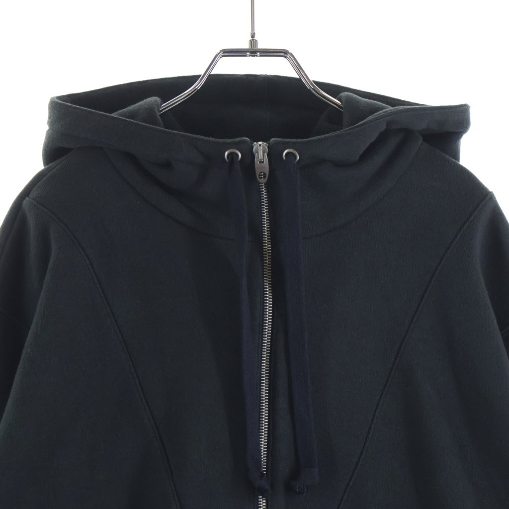 GUCCI(グッチ) ロゴプリント ハーフジップ プルオーバー スウェットパーカー ブラック 627079 XJCOH 2101