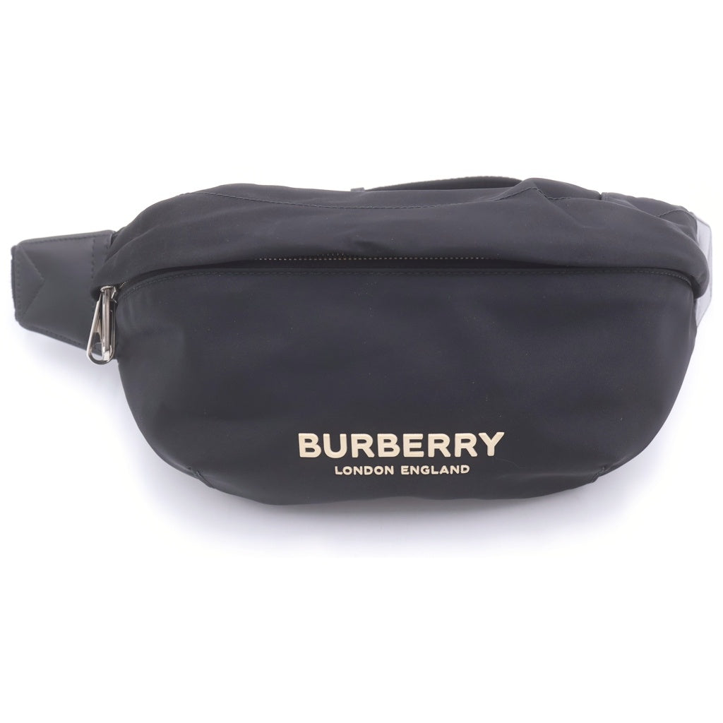 BURBERRY(バーバリー) ロゴラバープリント ボディバッグ ウエストポーチ ブラック 8049095 レディース