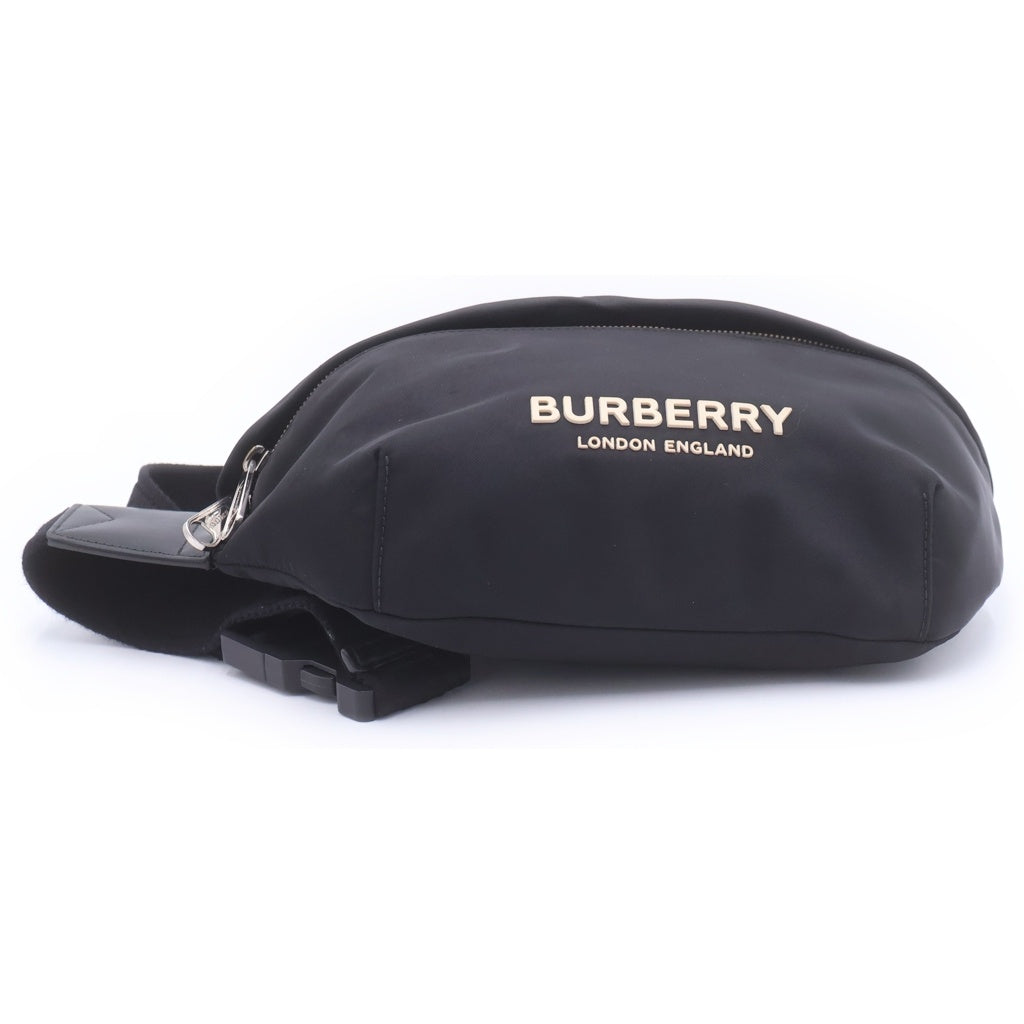 BURBERRY(バーバリー) ロゴラバープリント ボディバッグ ウエストポーチ ブラック 8049095 レディース