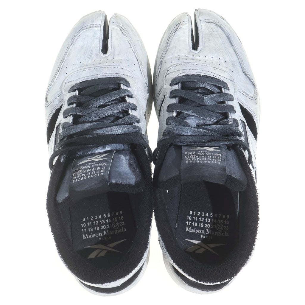 Reebok(リーボック) ×Maison Margiela Classic Leather Tabi DQ メゾンマルジェラ クラシックレザー タビ ローカットスニーカー ホワイト/ブラック GX6244 US10/28.0cm
